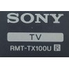 CONTROL REMOTO PARA SMART TV SONY / NUMERO DE PARTE RMT-TX100U / S1509819 / P14179-4 / MODELO XBR-75X850C / XBR-55X855C / KDL-50W800C / KDL-50W800B